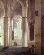 Pieter Saenredam the lnterior of the buurkerk at utrecht Sweden oil painting artist